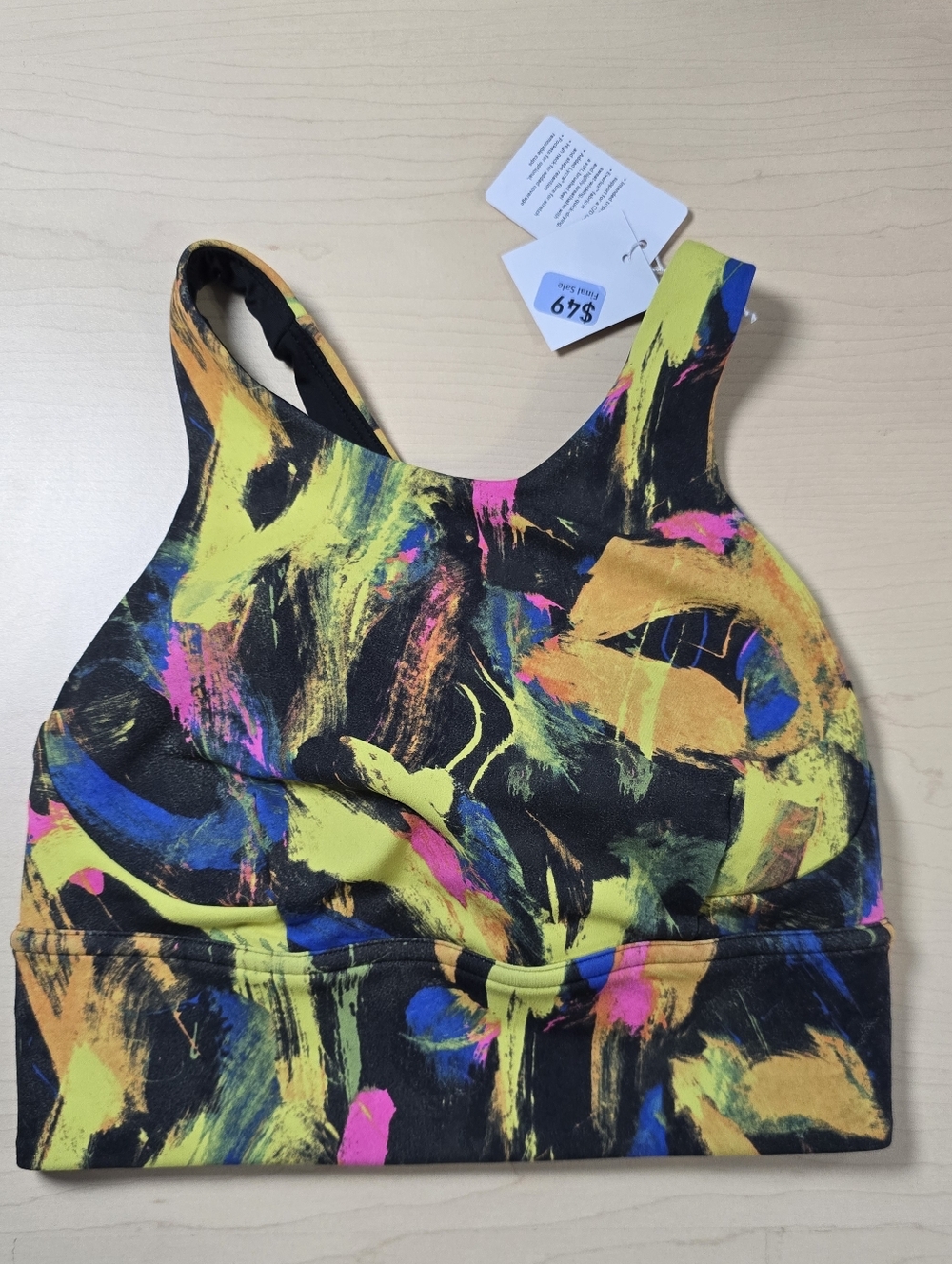 Lululemon Wunder Train Long Line Bra Size 4